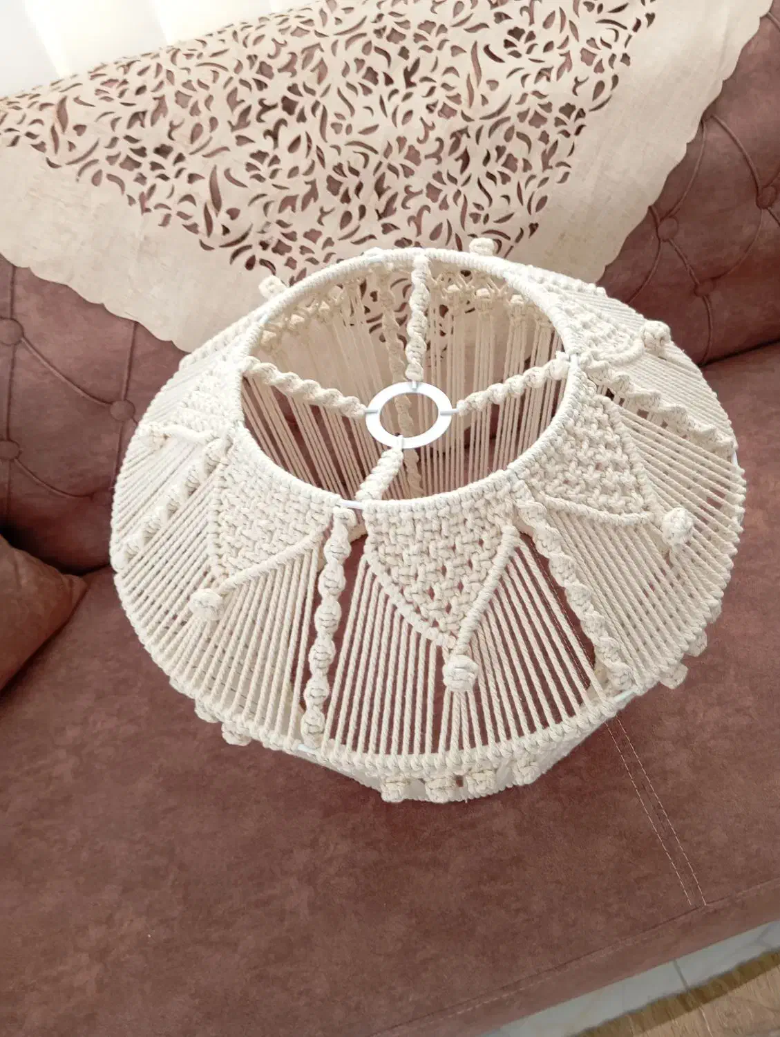 لوستر مکرومه|لوستر و چراغ آویز|سبزوار, توحیدشهر|دیوار