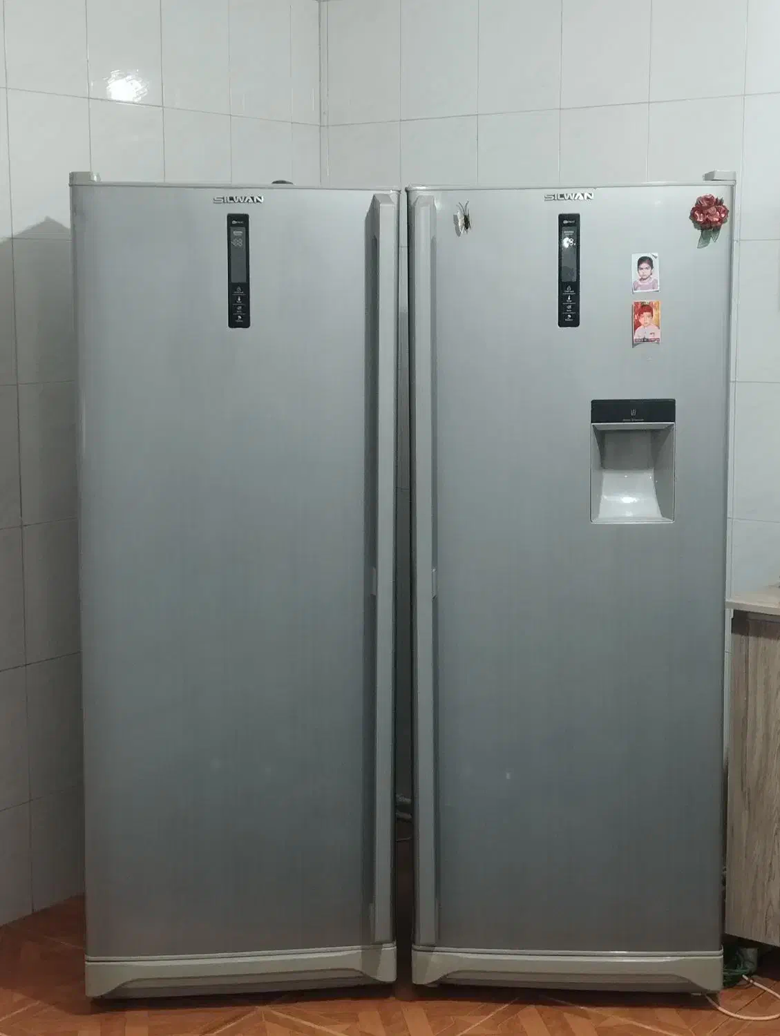 یخچال فریزر دوقلو بدونه برفک سیلوان درحد اک|یخچال و فریزر|خرم‌آباد, |دیوار