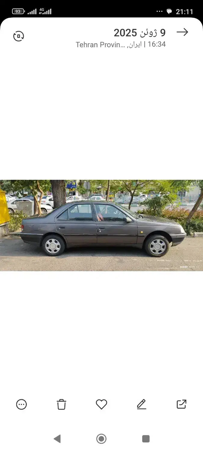 پژو روآ دوگانه سوز|خودرو سواری و وانت|تهران, تهرانپارس غربی|دیوار