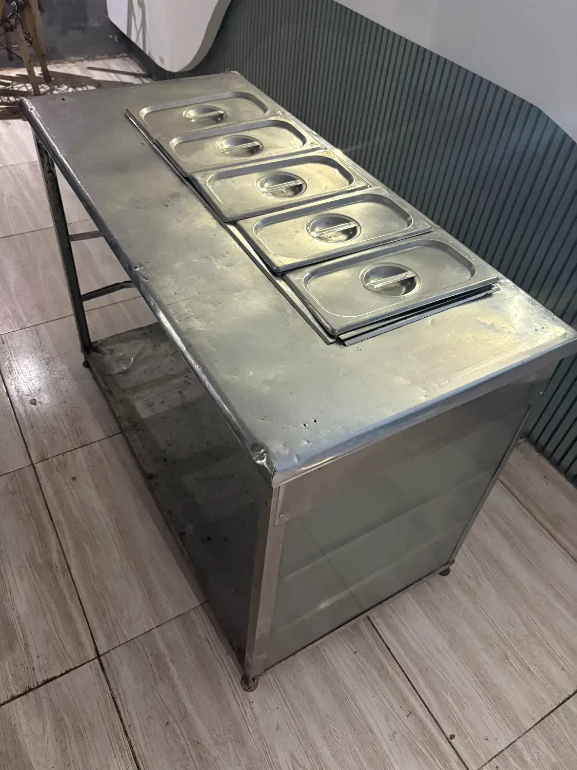 اجاق گاز ۵ کاره فست فود و میز بن ماری|کافیشاپ و رستوران|آمل, |دیوار