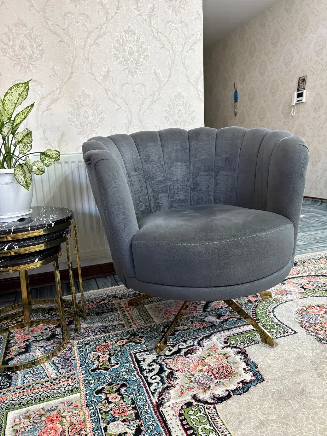 صندلی مبلی مدل صدف (انگلیسی)|مبلمان خانگی و میز عسلی|داران, |دیوار