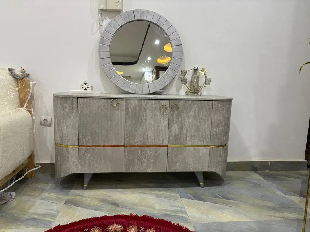 اینه کنسول میز تلویزیون ست|بوفه، ویترین، کنسول|سنندج, |دیوار