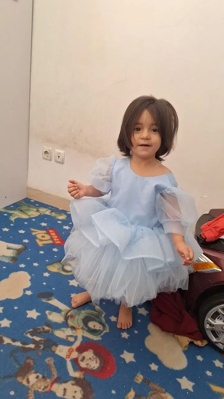 لباس مجلسی دخترانه مناسب ۲ سال|کفش و لباس بچه|یزد, |دیوار