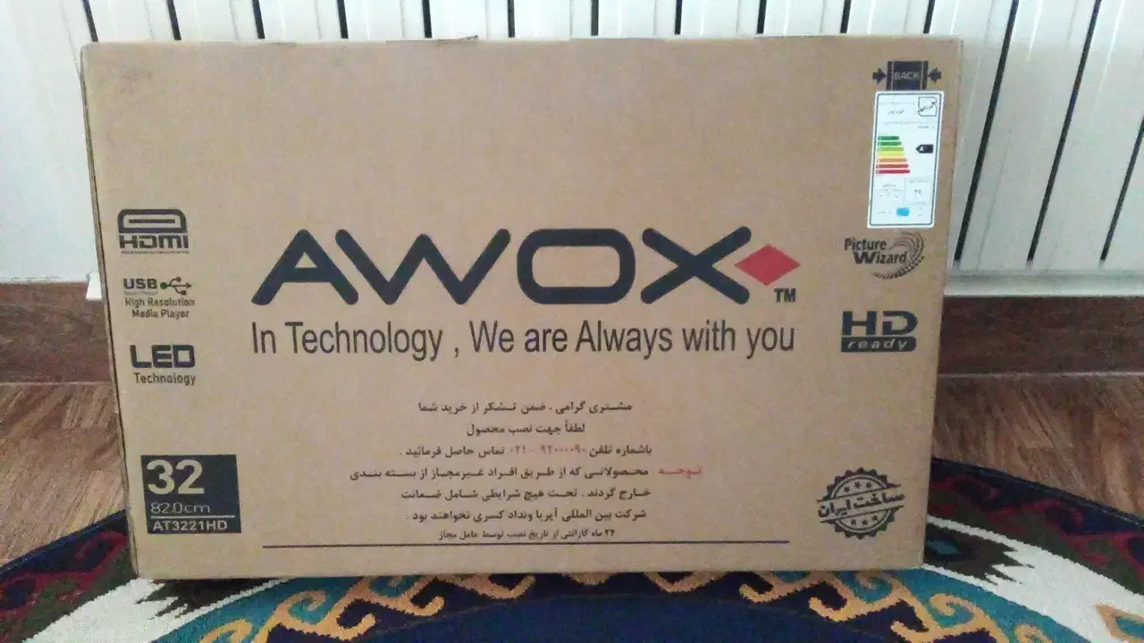 تلوزیون هوشمند ۳۲اینچ آواکس|تلویزیون و پروژکتور|آزادشهر, |دیوار