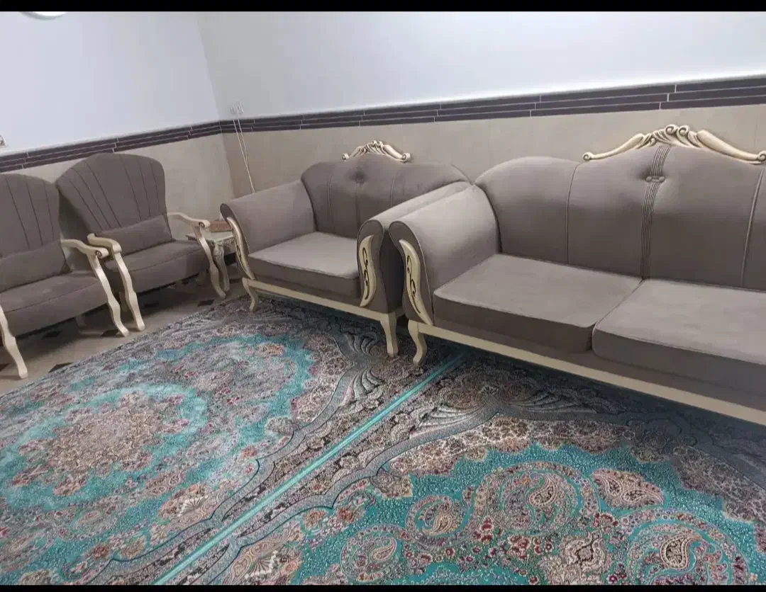 مبلمان ۷ نفره|مبلمان خانگی و میز عسلی|ساوه, |دیوار