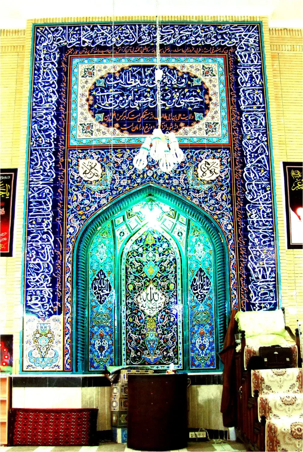 اسامی سنتی چهارده معصوم۱۴ کاشی سینی گنبد|صنایع دستی و سایر لوازم تزئینی|تهران, توحید|دیوار