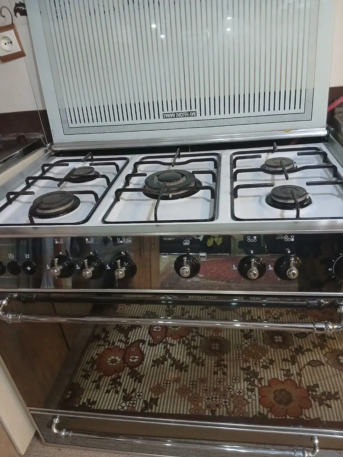 اجاق گاز 5شعله فر دار نو|اجاق گاز و لوازم برقی پخت‌وپز|کرمانشاه, |دیوار