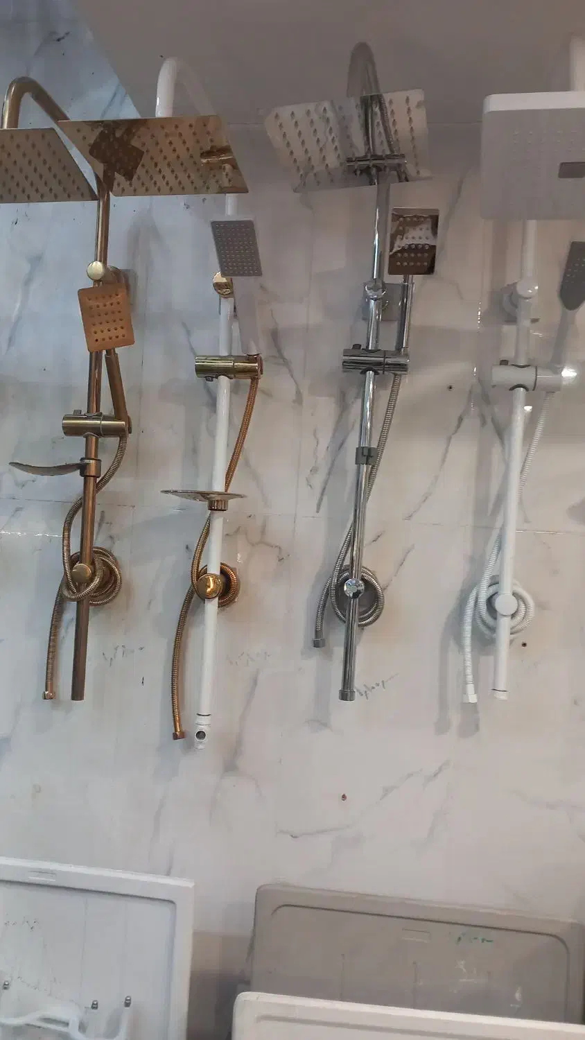 دوش حمام تک و دوکاره|لوازم حمام|کرج, بازار مصالح ساختمانی|دیوار