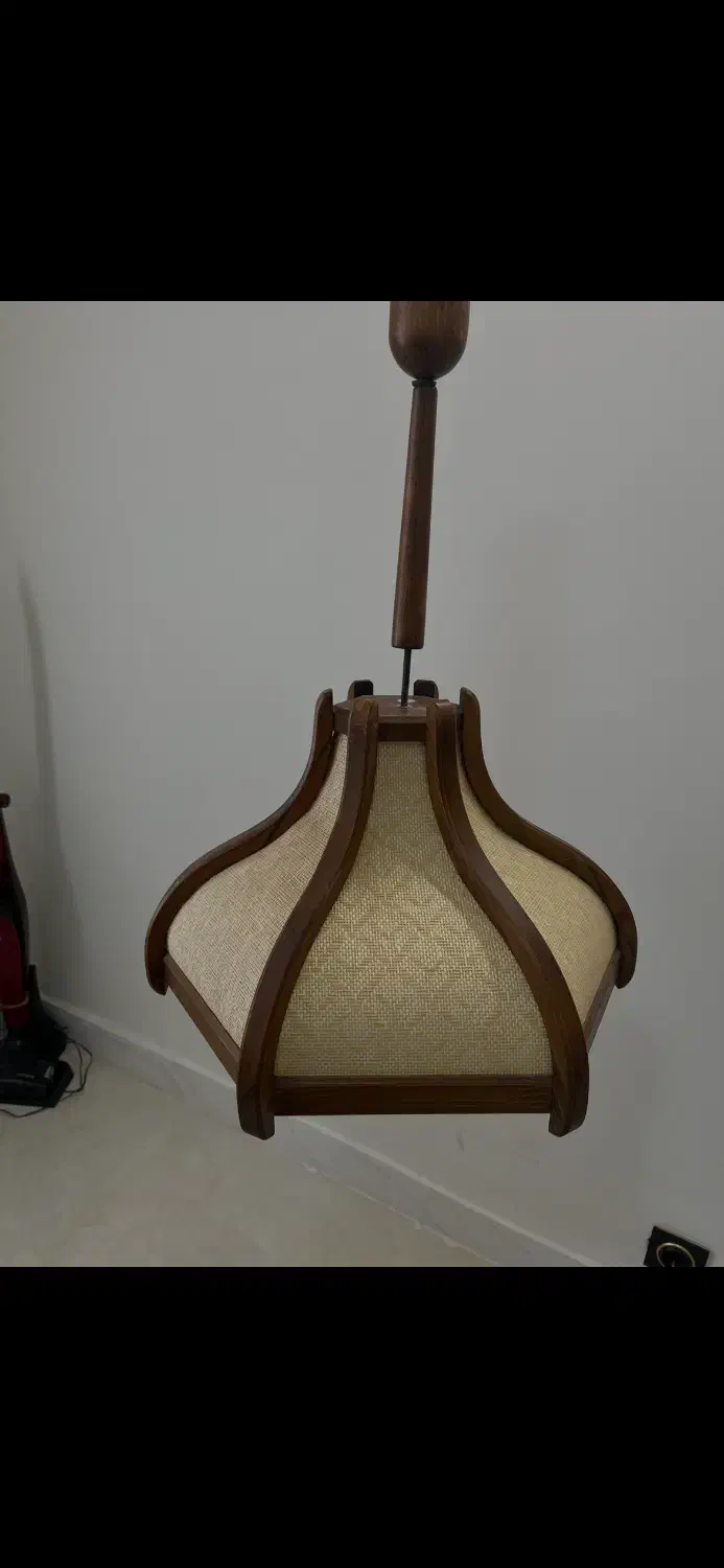 لوستر چوبی|لوستر و چراغ آویز|مهاجران, |دیوار