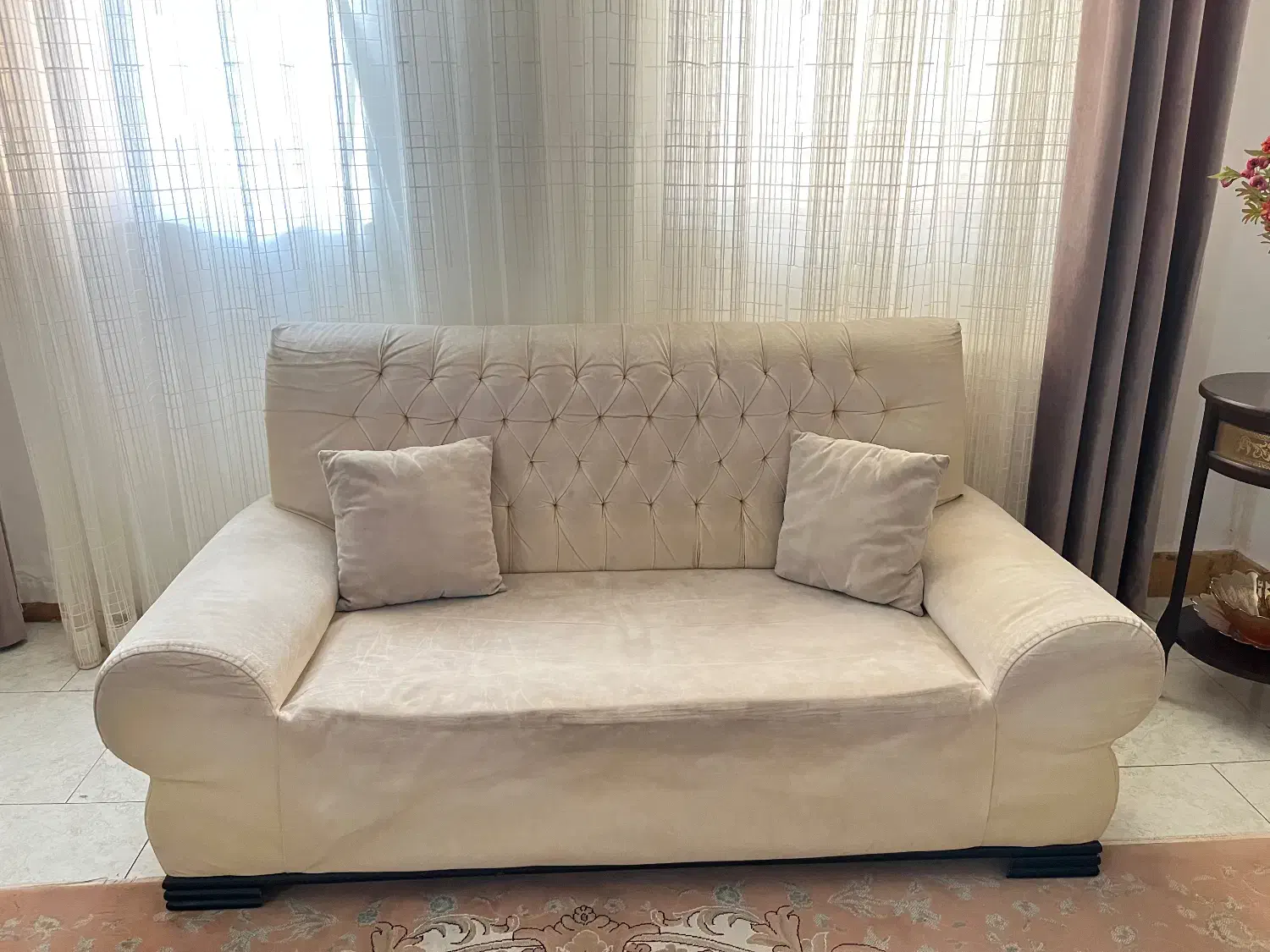 مبل ۷ نفره با میزوسط و ۴ عدد عسلی و میز غذاخوری|مبلمان خانگی و میز عسلی|قائمشهر, |دیوار