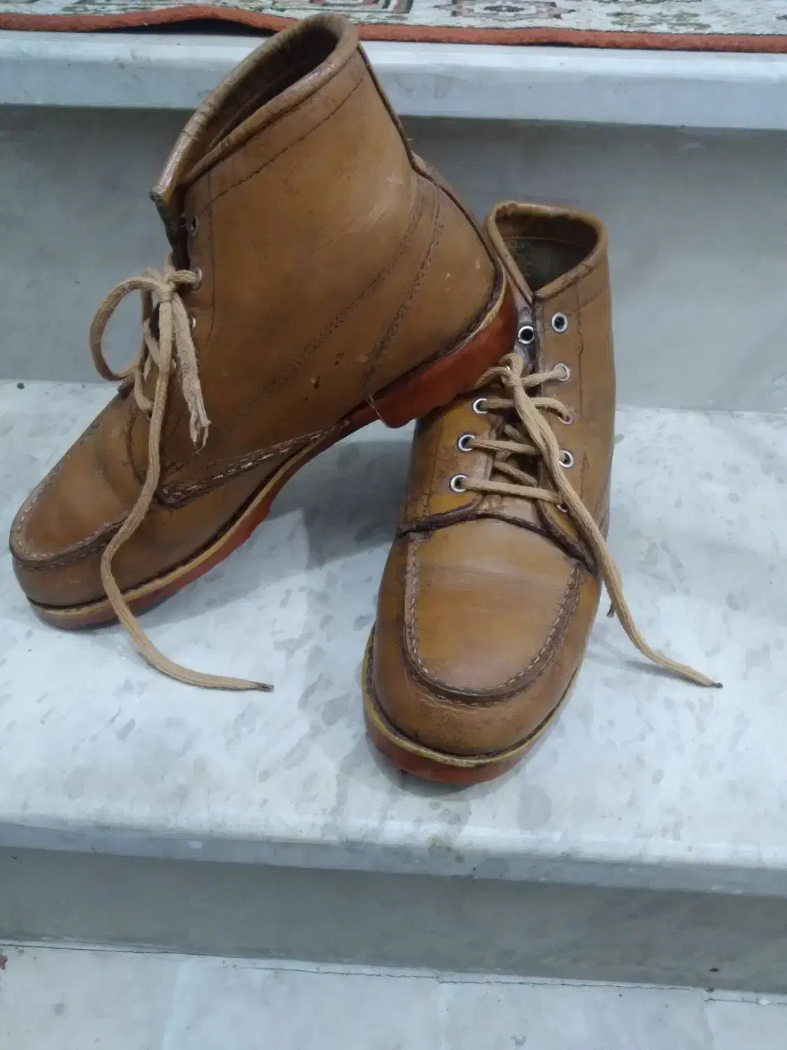 نیم بوت دست دوز سفارشی چرم|کیف، کفش، کمربند|تبریز, |دیوار