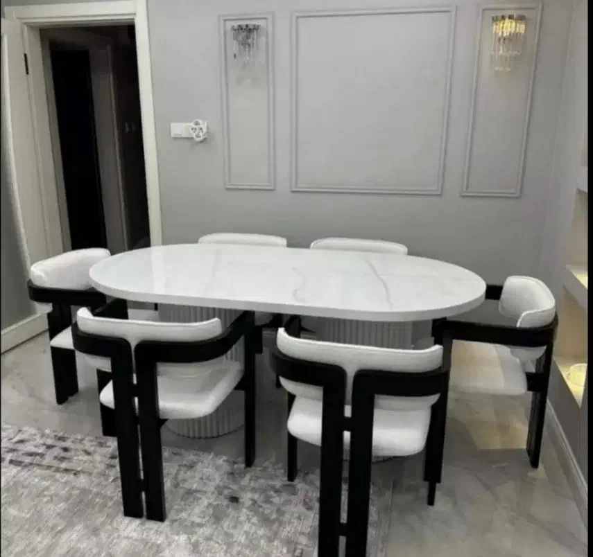 میز غذا خوری و نهارخوری|میز و صندلی غذاخوری|مشهد, پنجتن|دیوار