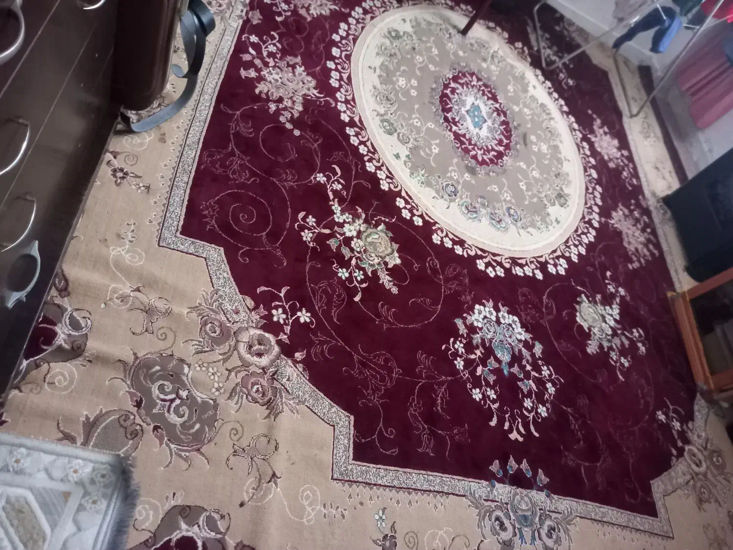 فرش ۱۲ متری ماشینی تمیز در حد نو|فرش|ملارد, |دیوار