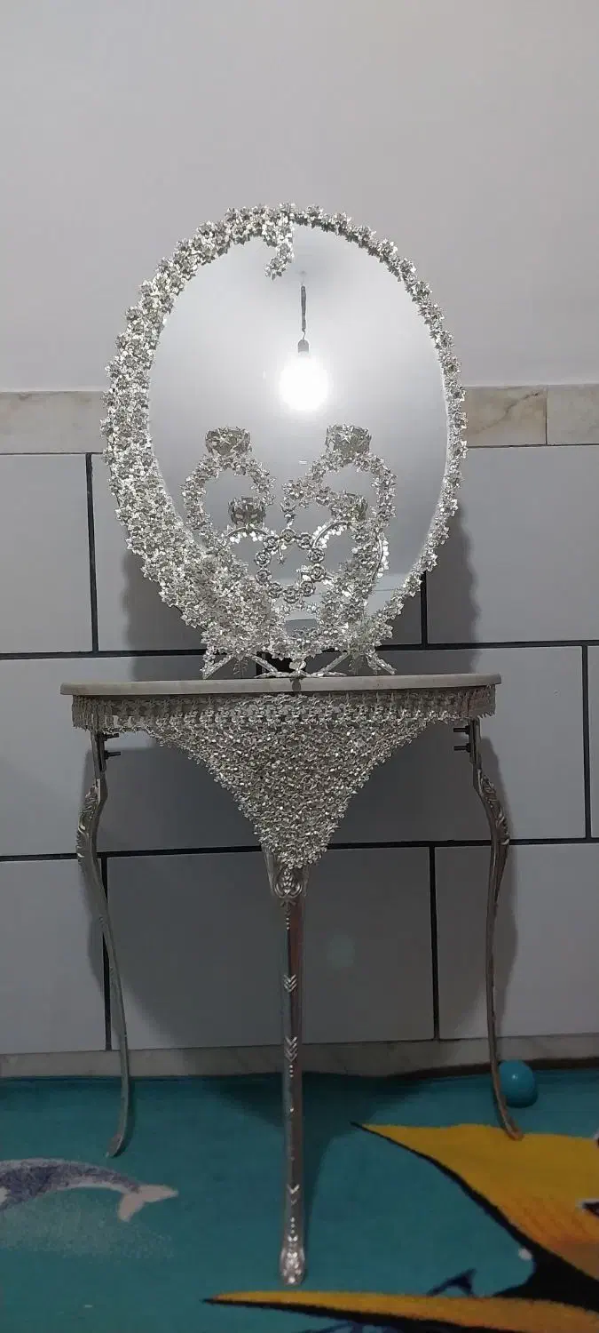 ست کامل آیینه و شمعدان|آینه|کرمان, |دیوار