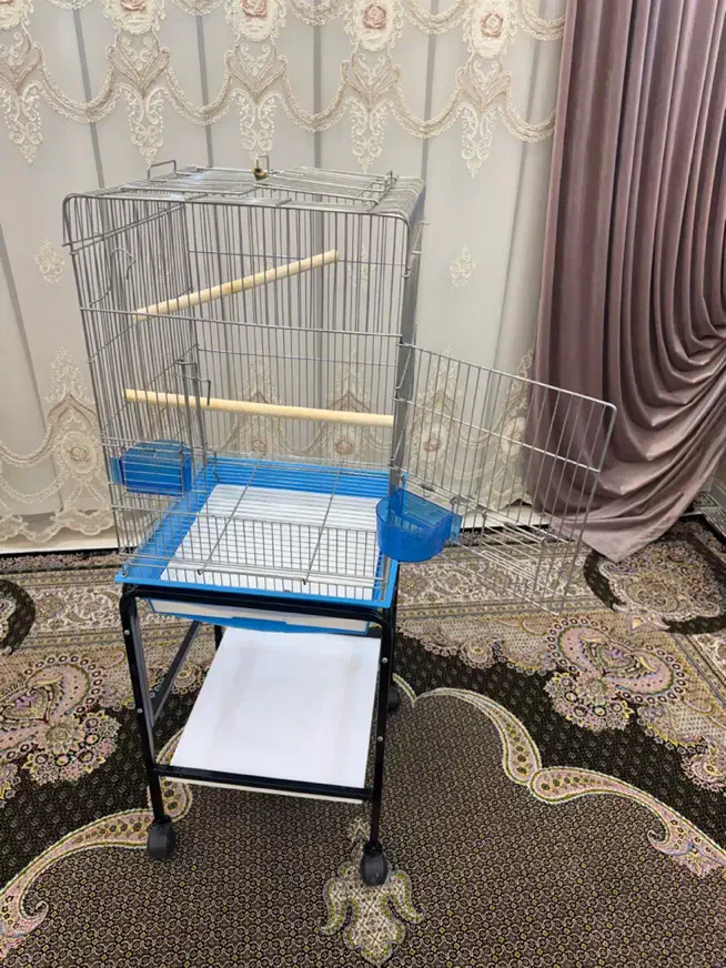 قفس  بهمراه پایه ۱۰۳۳|لوازم جانبی حیوانات|اردبیل, |دیوار