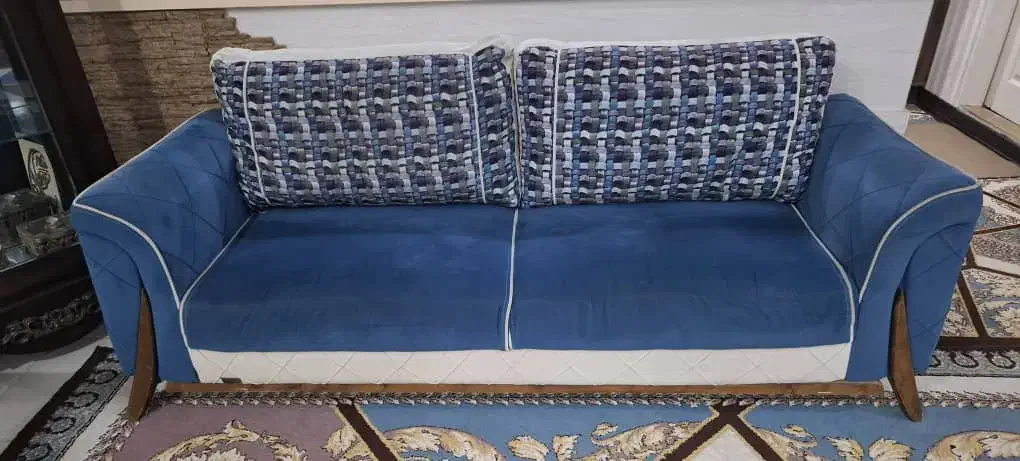 فروش یک دست مبل هفت نفره شرکت لمکو|مبلمان خانگی و میز عسلی|اهواز, بهزاد شهر|دیوار