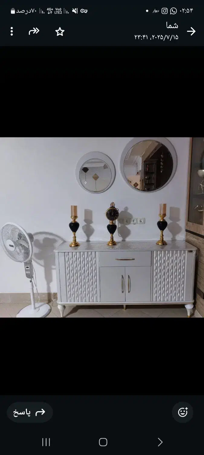 سرویس چوب|بوفه، ویترین، کنسول|مشهد مرغاب, |دیوار