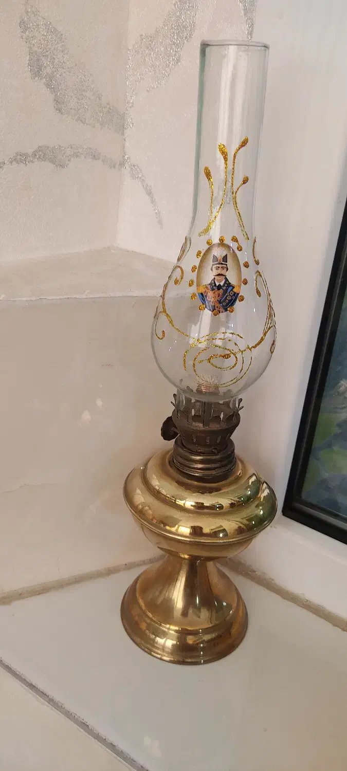 بستنی خوری.وچراغ نفتی|ظروف سرو و پذیرایی|میاندوآب, |دیوار