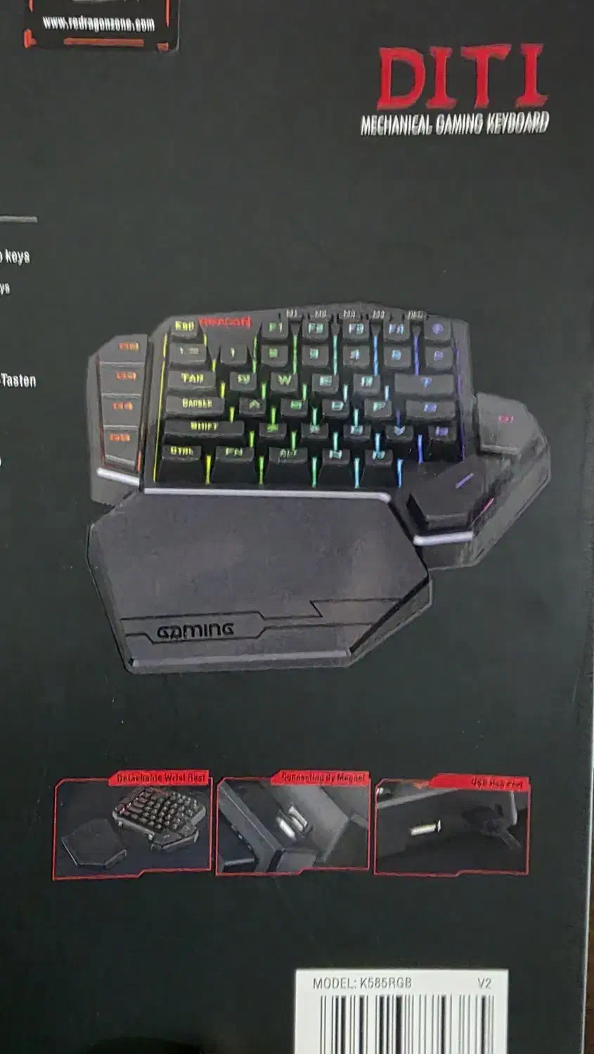 کیبورد ردراگون|قطعات و لوازم جانبی رایانه|اهواز, پادادشهر|دیوار