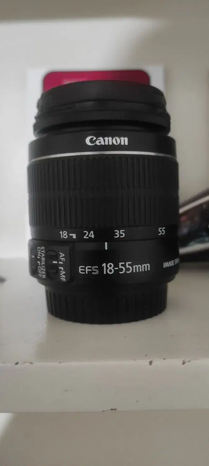 لنز کانن 18 55 تمیز و دست گل|دوربین عکاسی و فیلم‌برداری|کرمان, |دیوار