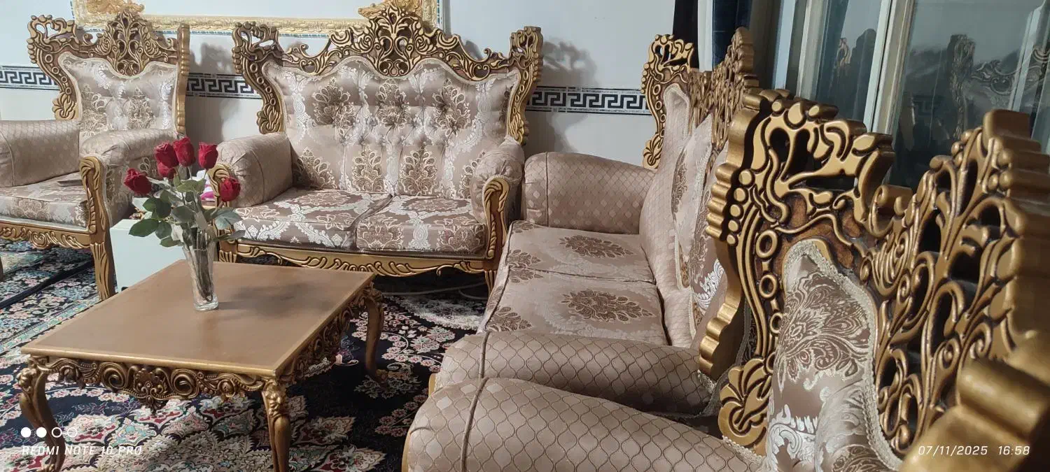 مبل سلطنتی در حد نو|مبلمان خانگی و میز عسلی|سبزوار, رضوی|دیوار