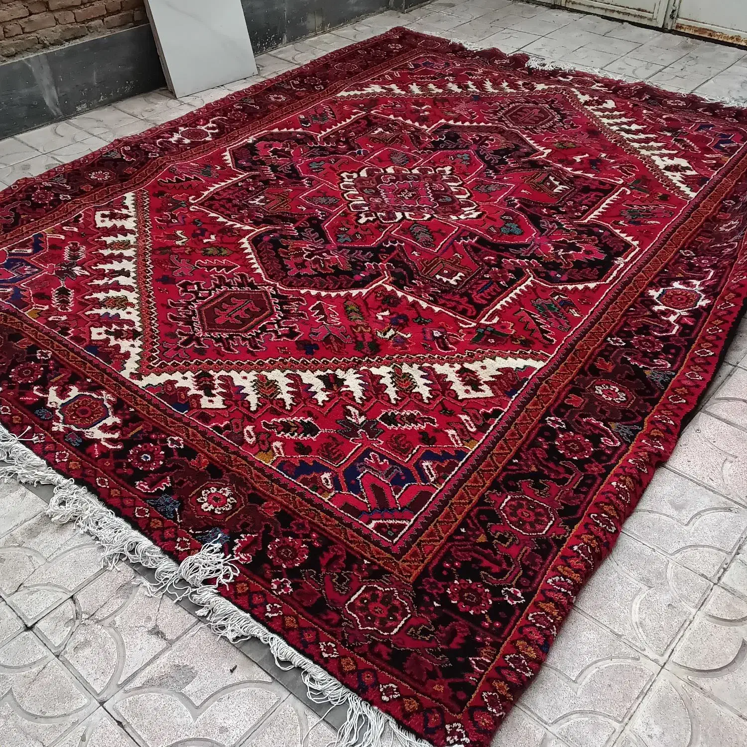 فرش  ۱۲ متری|فرش|تبریز, |دیوار