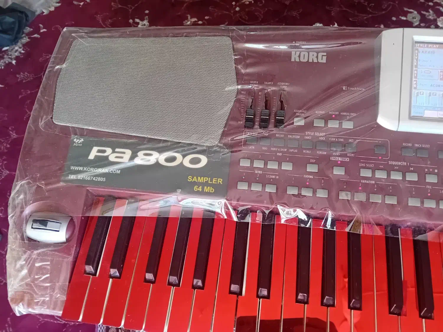 pa500تبدیل به pa800|پیانو، کیبورد، آکاردئون|سمیرم, |دیوار