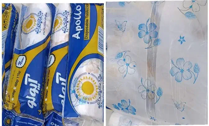 صفره یکبار مصرف|سفره، حوله، دستمال آشپزخانه|بندرعباس, |دیوار