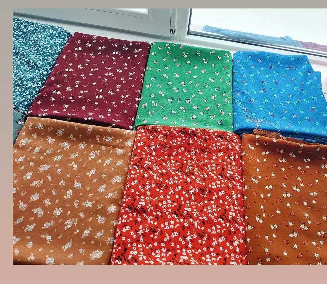 پارچه کرپ پفکی|لباس|دیواندره, |دیوار