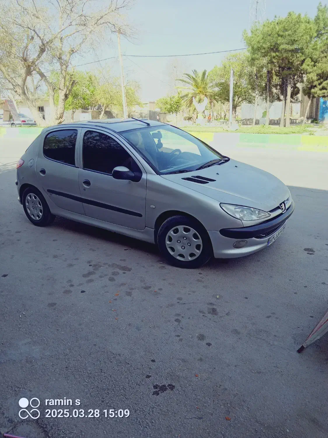 ۲۰۶ نقرهای مدل ۸۵|خودرو سواری و وانت|شیراز, بهارستان|دیوار