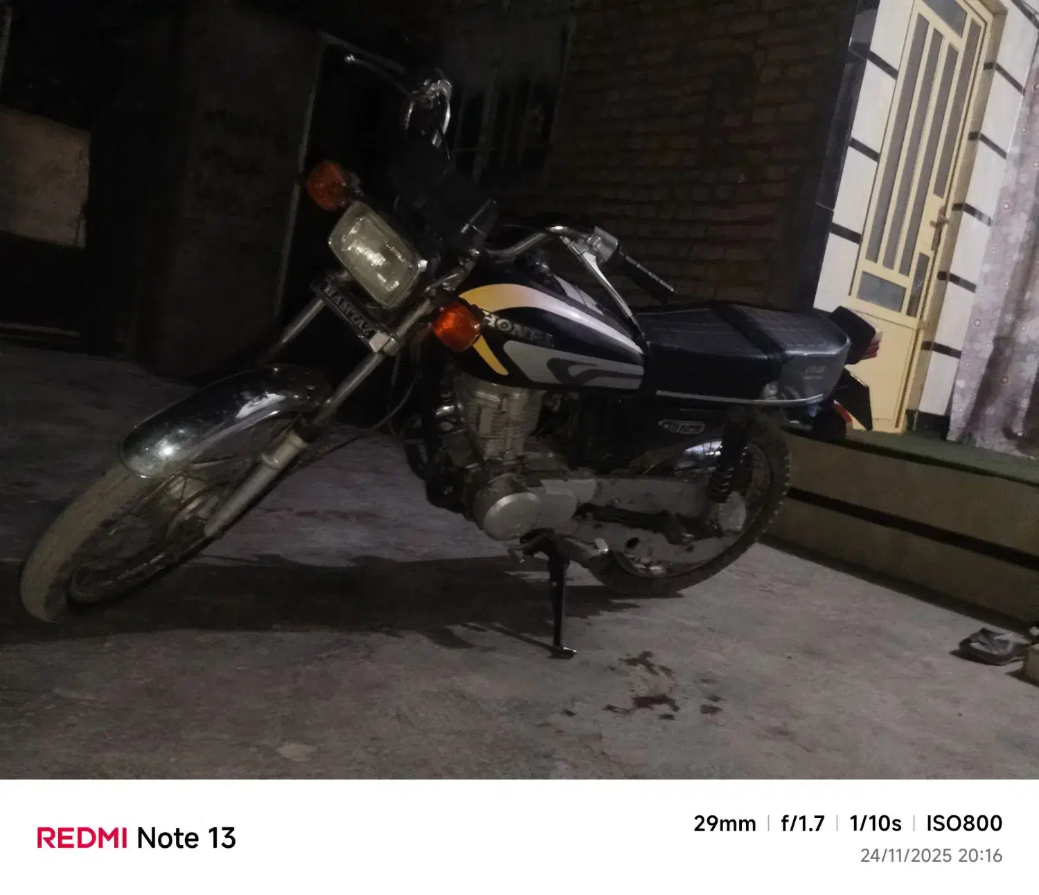 موتور 125 مدارک کامل پلاک ملی آماده برای انتقال|موتورسیکلت|مزرعه کتول, |دیوار