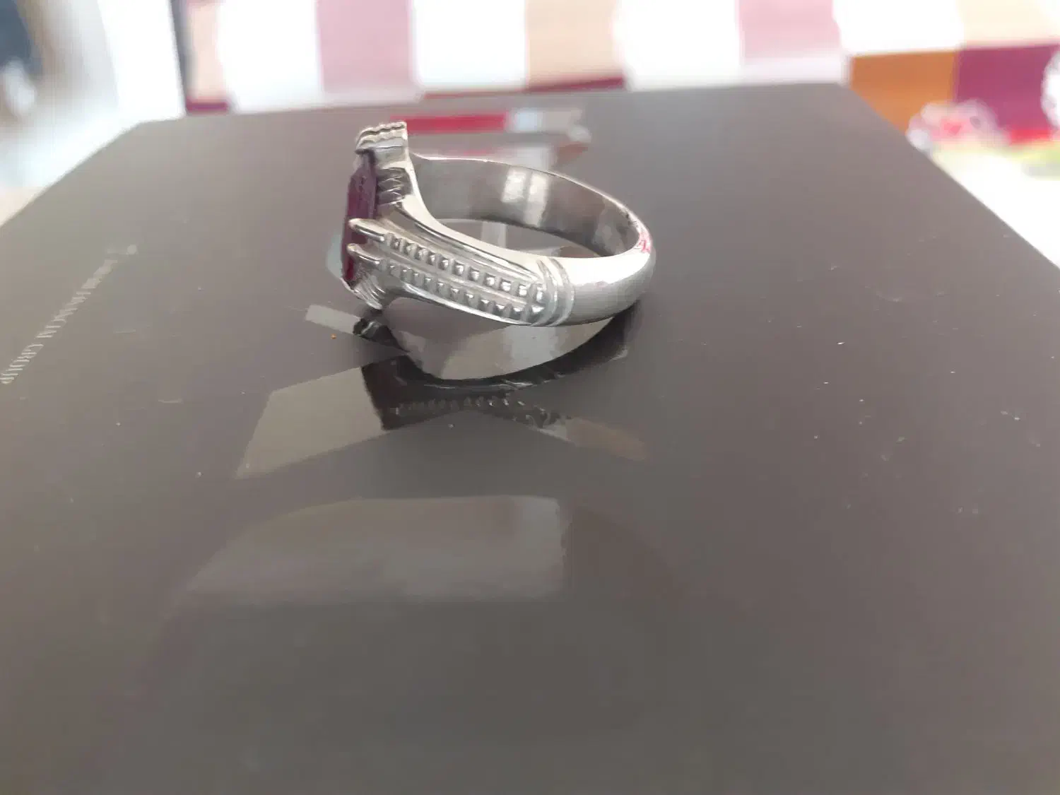 انگشتر نقره یاقوت سرخ|جواهرات|هشتگرد, شهرک المهدی|دیوار