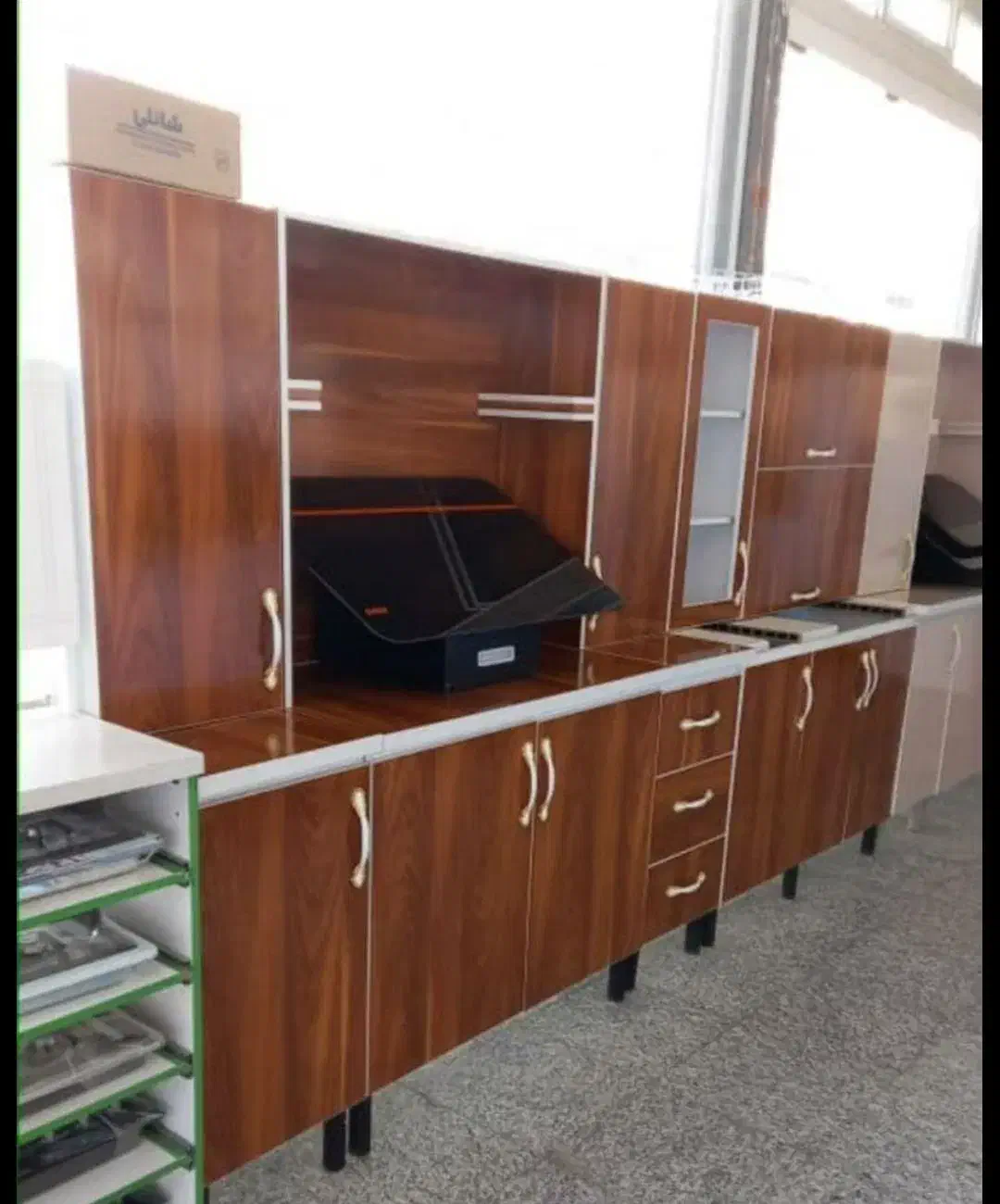 کابینت انواع طرح کابینت جدید کد ۶۷۶۴۲۲|مصالح و تجهیزات ساختمان|لشت نشا, |دیوار