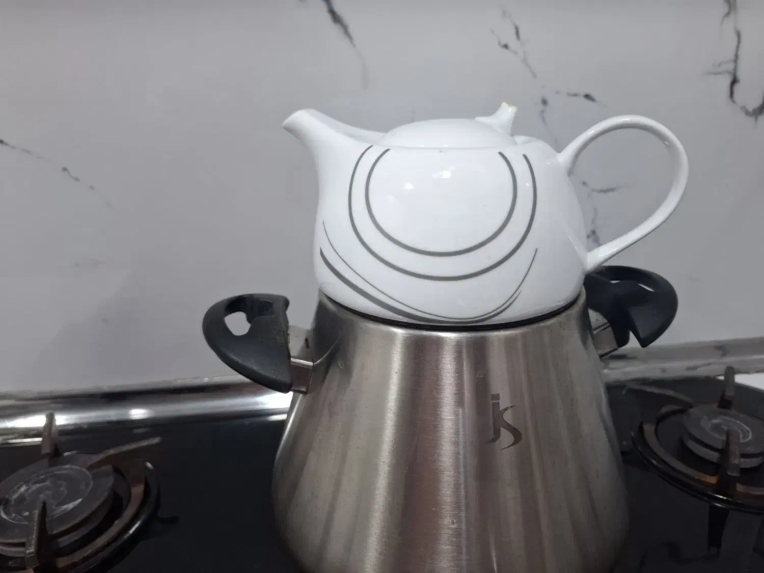 ست کتری وقوری چینی|قوری، کتری، قهوه‌ساز دستی|بندر امام خمینی, |دیوار