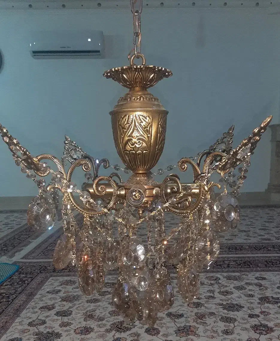 لوستر برنز|لوستر و چراغ آویز|سرپل ذهاب, |دیوار