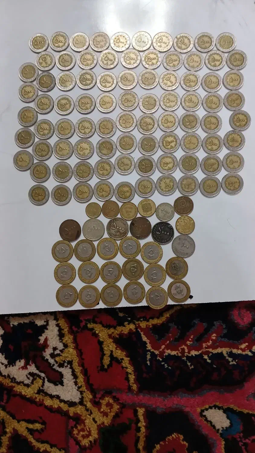 سکه قدیمی|کلکسیون سکه، تمبر، اسکناس|تبریز, |دیوار