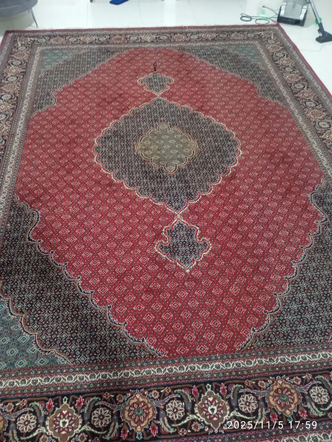 فرش۱۲ متری راوند|فرش|رباط‌کریم, رباط‌کریم|دیوار