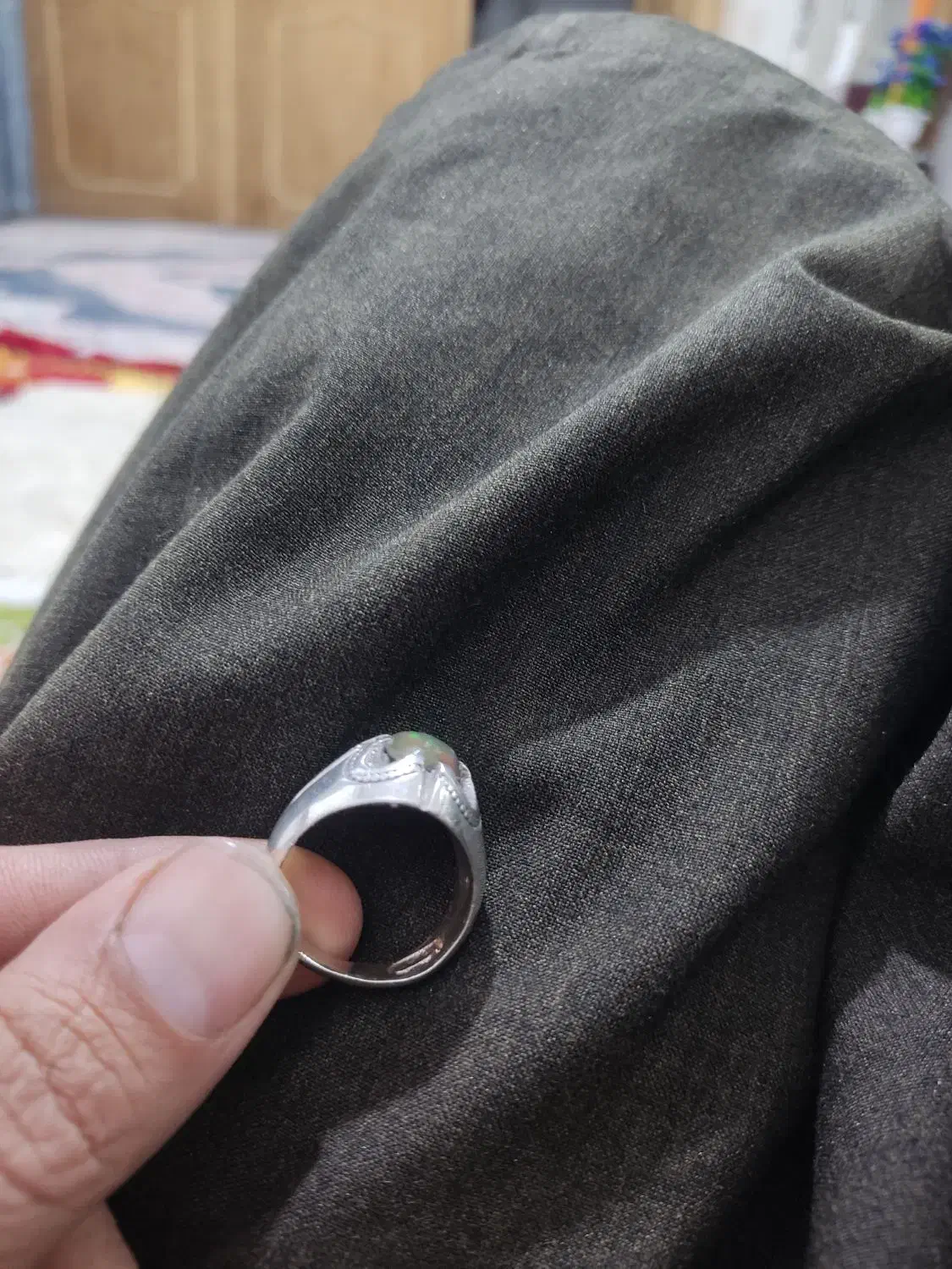 انگشتراوپال آتشین|جواهرات|زاهدان, |دیوار