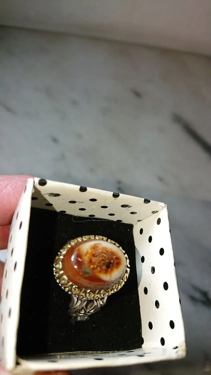 انگشتر نقره عقیق سلیمانی|جواهرات|تهران, دستغیب|دیوار