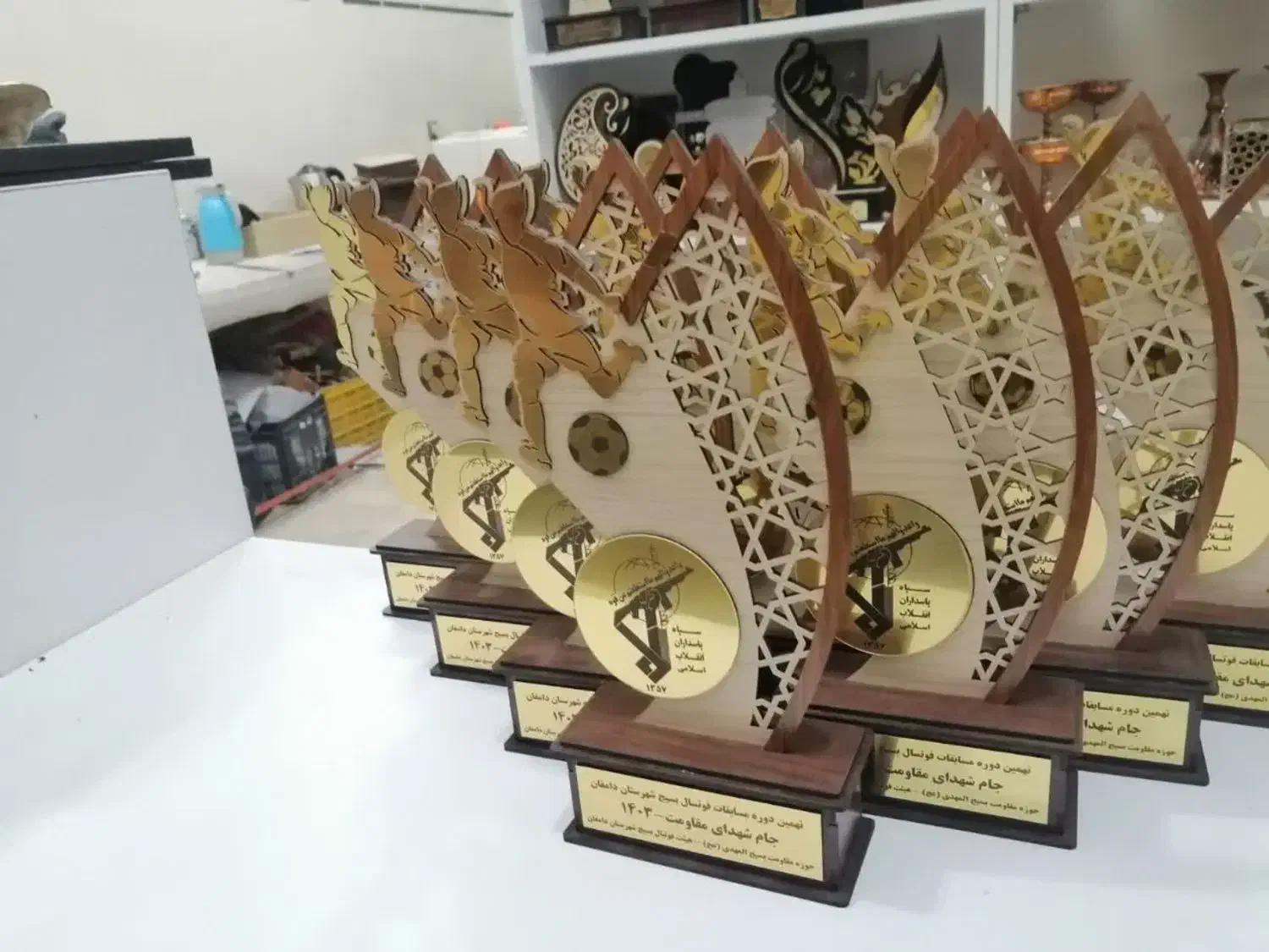 مدال و کاپ|مجسمه، تندیس، ماکت|اصفهان, عباس‌آباد|دیوار