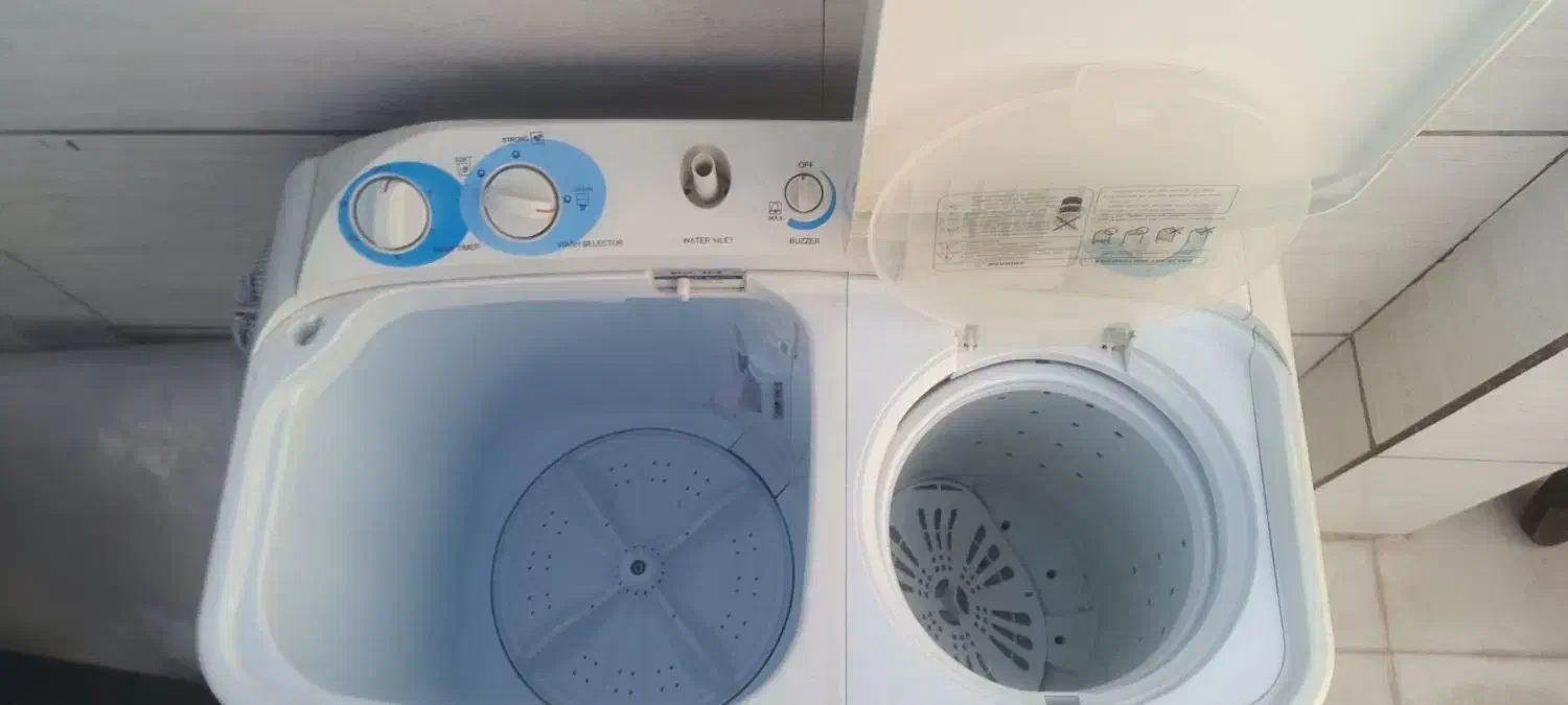 ماشین لباسشویی دو قلو هایر ۷کلیو|ماشین لباسشویی و خشککن لباس|مشهد, کارده|دیوار