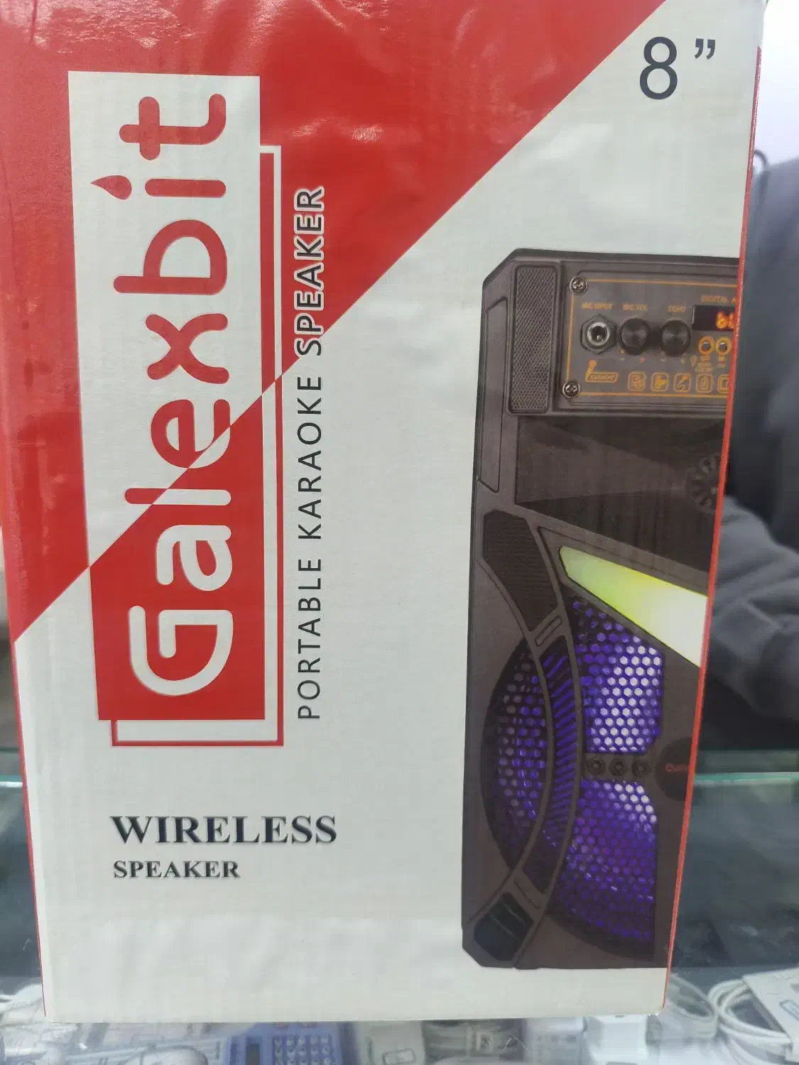 اسپیکر بلوتوثی به همراه میکروفن گارانتی دار|پخشکننده همراه|همدان, |دیوار