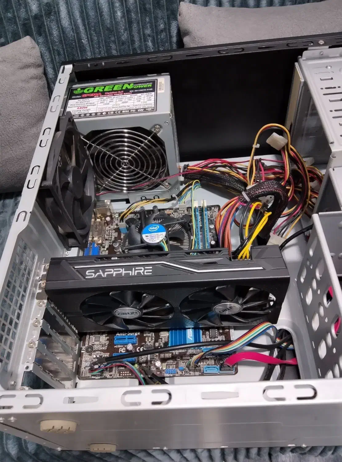 کیس کامپیوتر گیمینگ RX 470 RAM 12 i7 2600K|رایانه رومیزی|اسلام‌شهر, شهرک مهدیه|دیوار