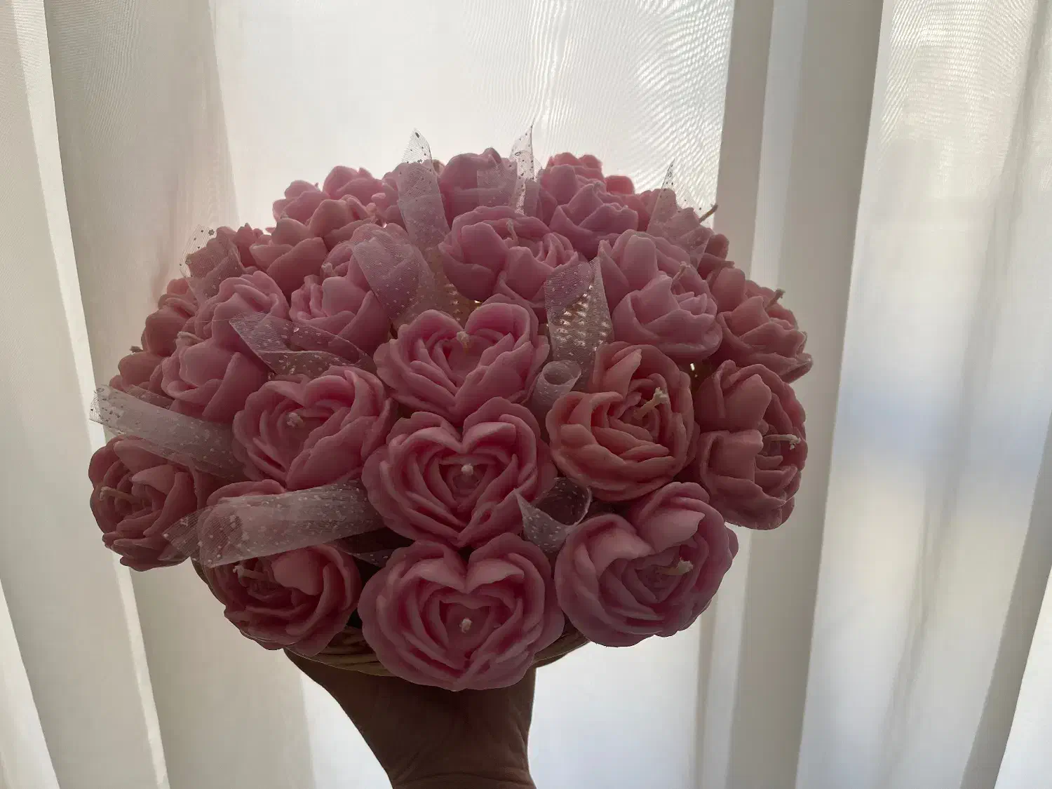 باکس شمع گل رز قلبی|صنایع دستی و سایر لوازم تزئینی|تهران, زعفرانیه|دیوار