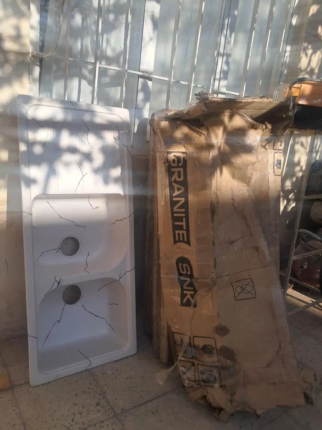 سینگ ظرفشویی نو|مصالح و تجهیزات ساختمان|اقبالیه, |دیوار