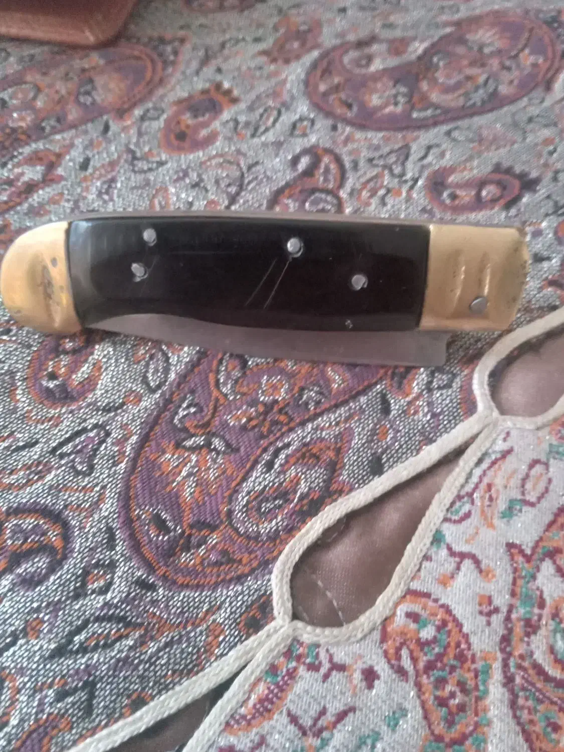 مخصوص کمپین وکوهنوردی چاقو ضامن دارکلکسیونی|کلکسیون اشیاء عتیقه|لنجان, |دیوار