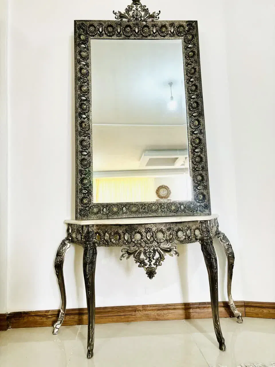 آینه برنج|مبلمان خانگی و میز عسلی|مشهد, شهید مطهری|دیوار