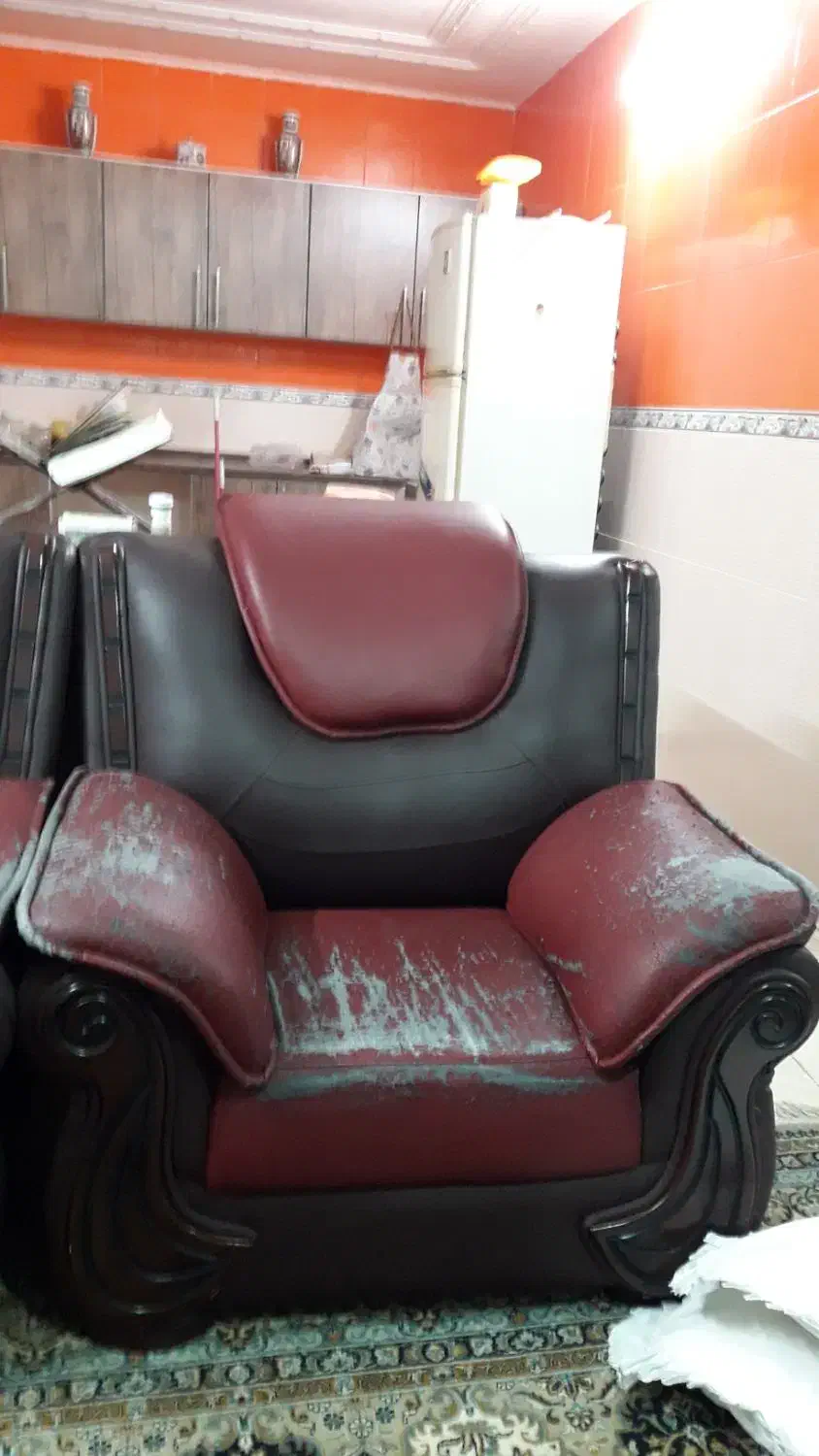 مبل  ۷ نفره|مبلمان خانگی و میز عسلی|فلاورجان, |دیوار