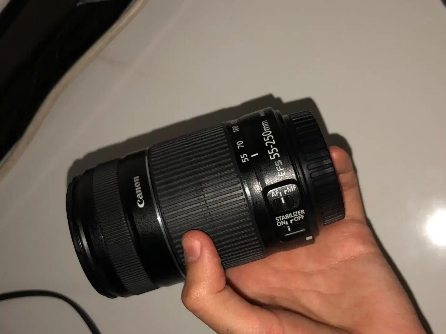 لنز حرفه ای Canon EFS 55-250mm IS STM|دوربین عکاسی و فیلم‌برداری|تهران, بلورسازی|دیوار