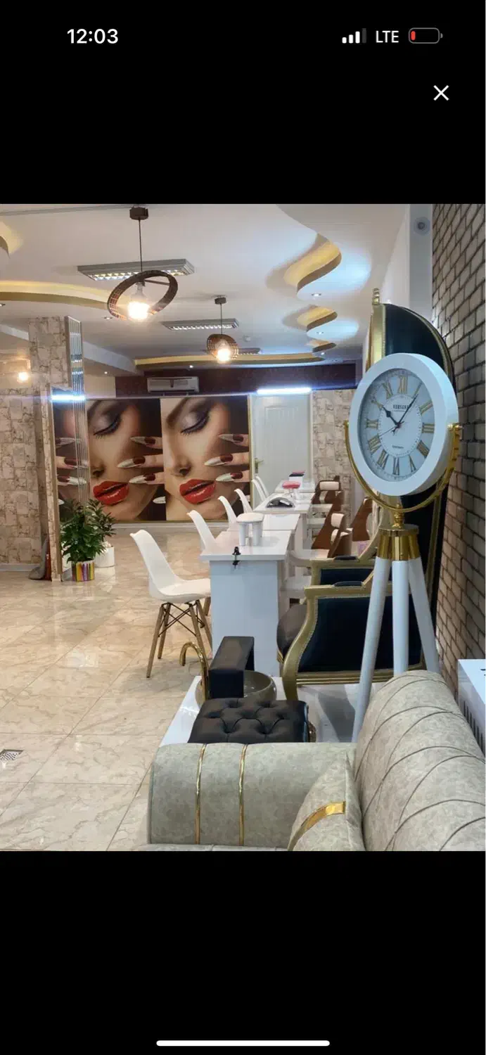 اجاره صندلی فقط یک میلیون تومان سالن مرجان بیوتی|خدمات آرایشگری و زیبایی|شاهین‌شهر, نظامی|دیوار